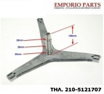 Άξονας τυμπάνου πλυντηρίου ρούχων SAMSUNG, DC97-15963B